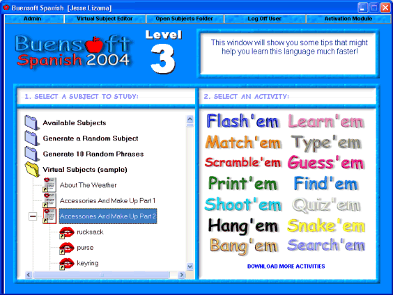Buensoft Spanish Screenshot